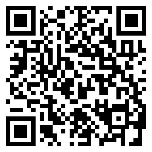 A black and white qr code on a white background.