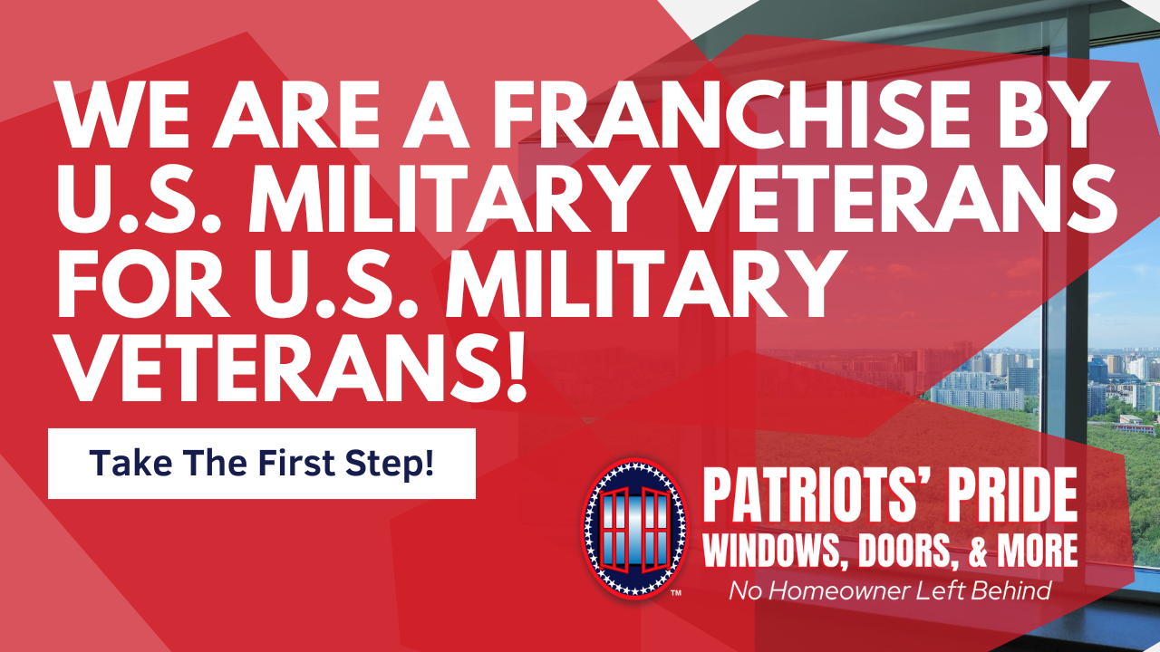 We are a franchise by u.s. military veterans for u.s. military veterans