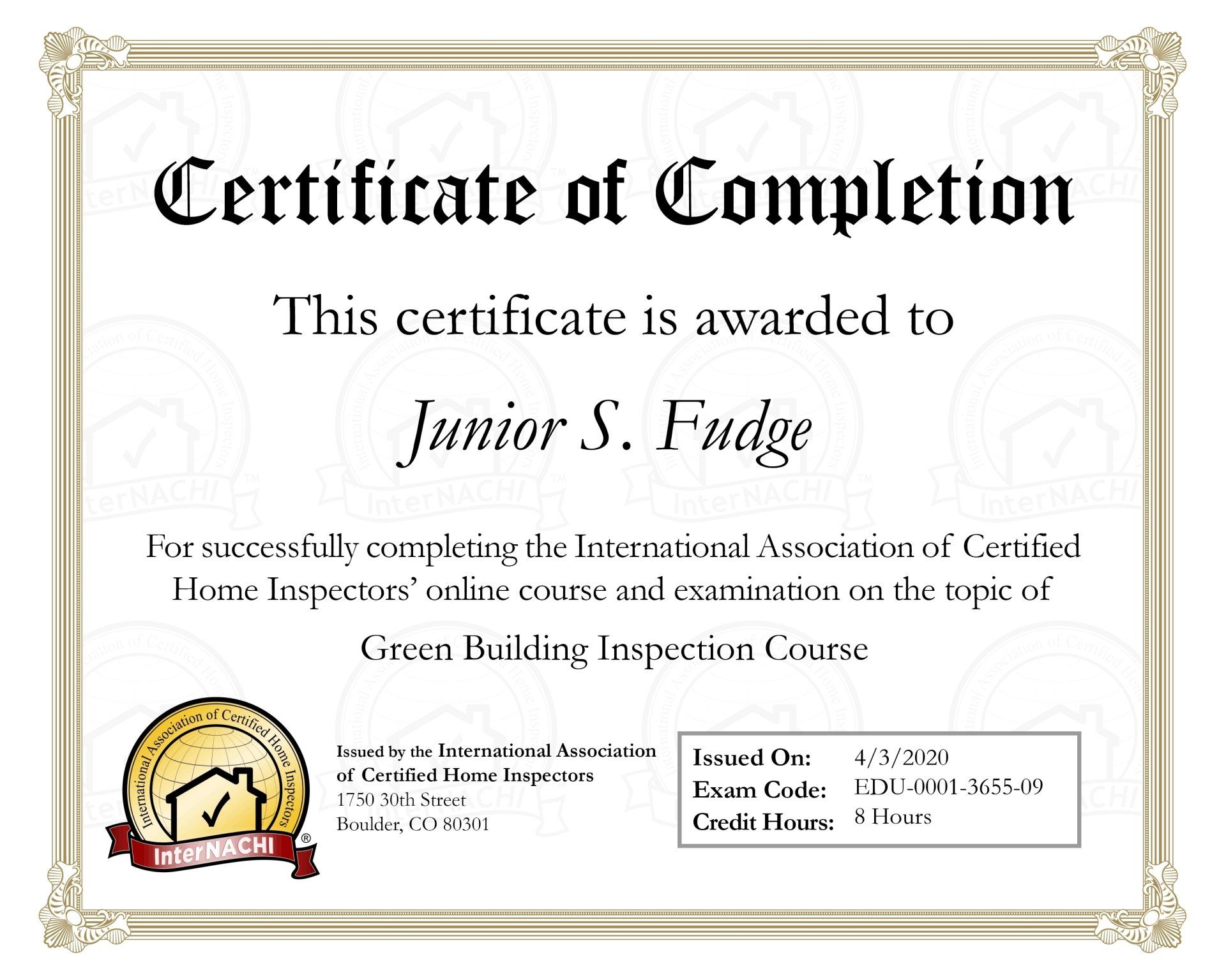 green building inspection - Charlottetown PE home inspectors