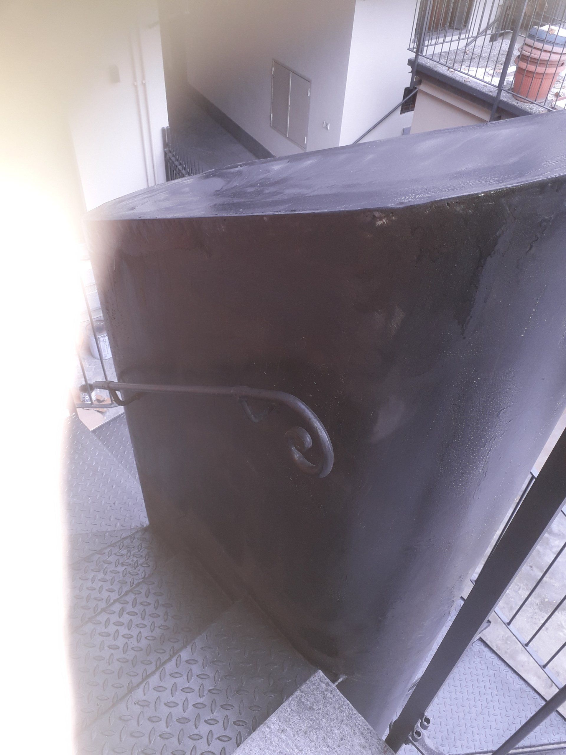 Scala a chiocciola in metallo