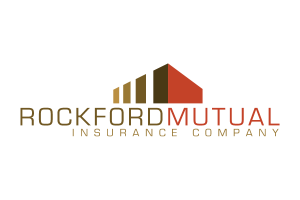 The rockford mutual insurance company logo is shown on a white background.