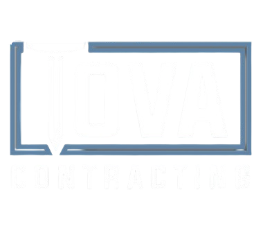 Blue-framed rectangle logo with white text, "LOGISTIC" below the frame.