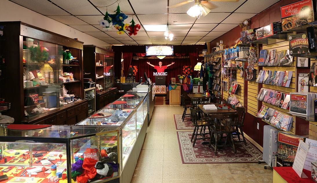 A store filled with lots of toys and books.