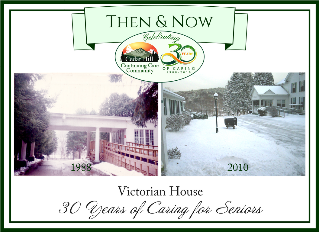 A picture of the victorian house 30 years of caring for seniors