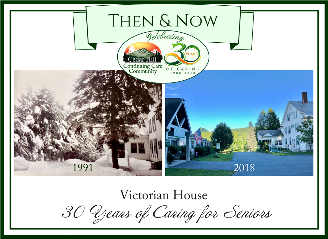 A picture of a victorian house in 1991 and 2013