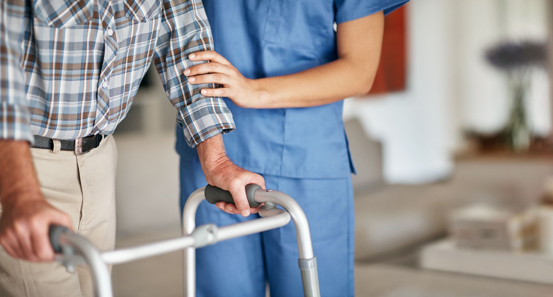 A healthcare professional diagnosing balance disorders.