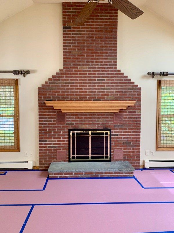 Carpentry - Fireplace Mantle Makeover