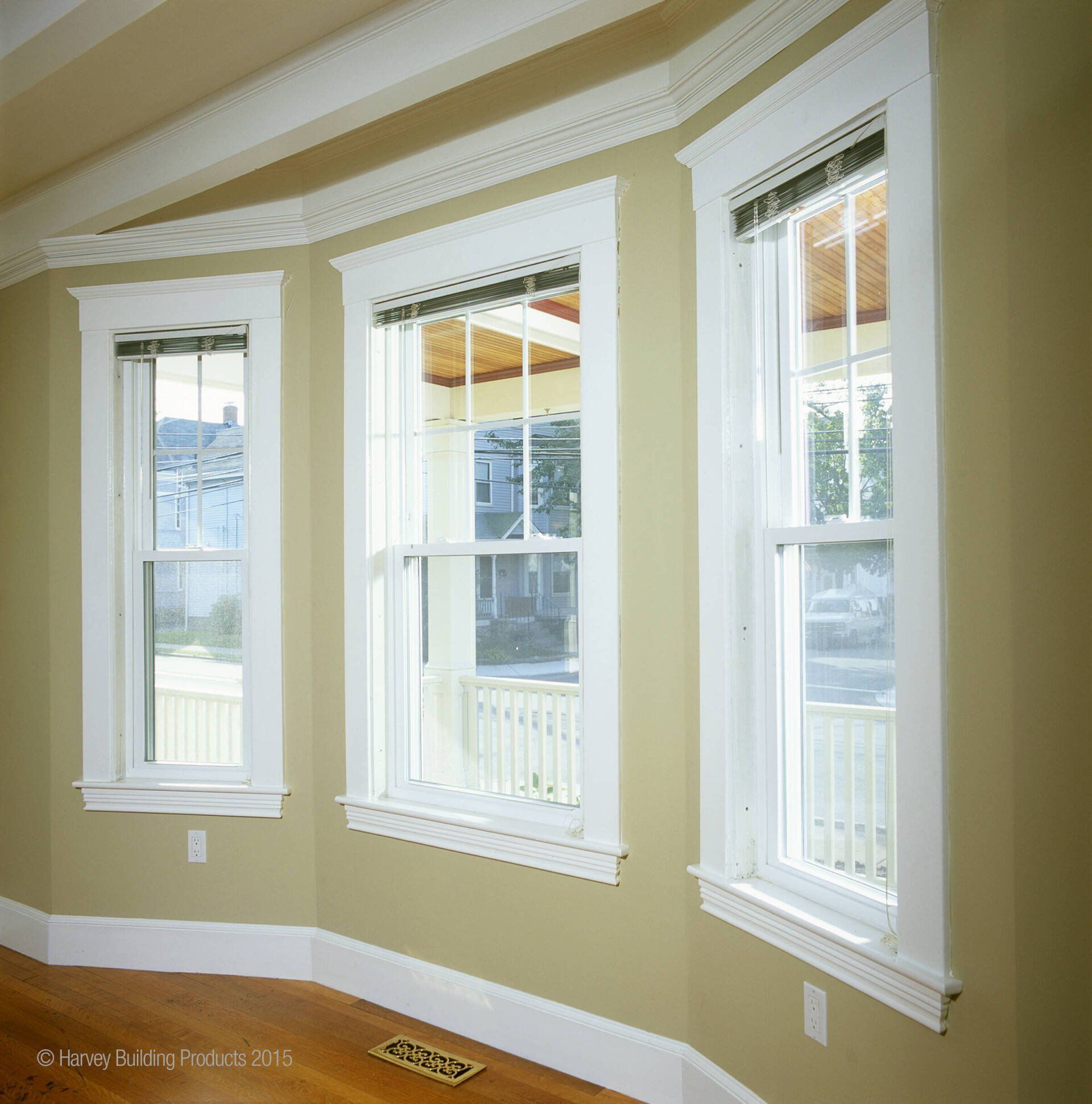 A room with a lot of windows