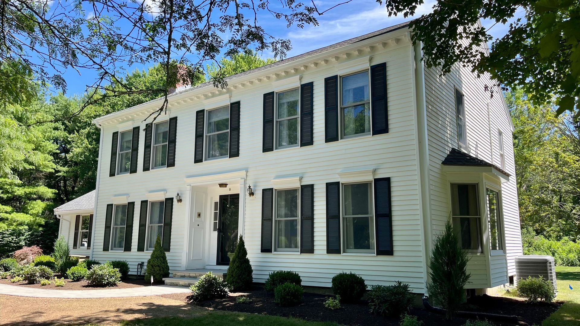 Medfield, MA house painting by Laperle Painting