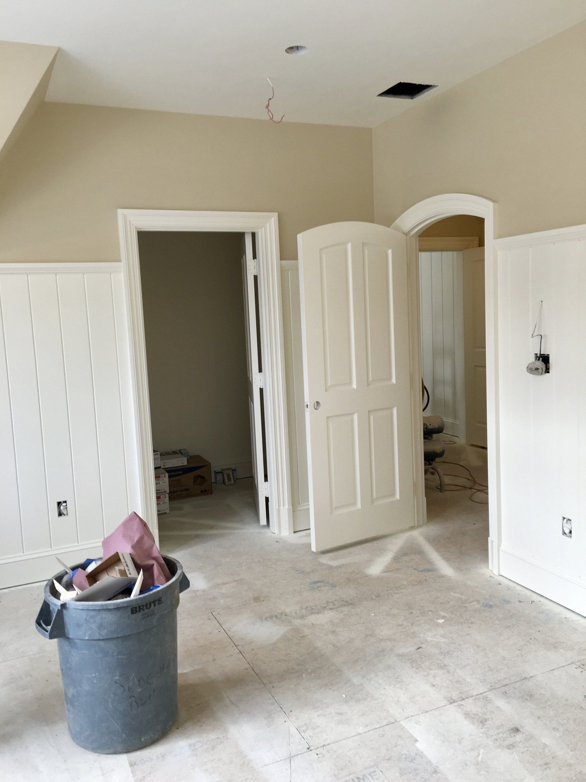 Interior of home being painted