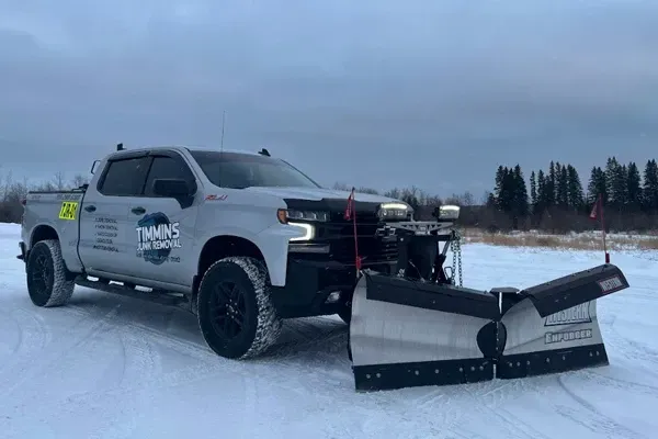 residential and commercial snow removal, snow plowing services in timmins on
