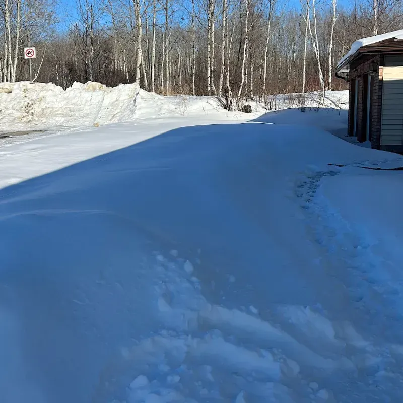 Snow removal - before