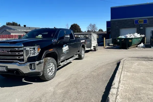 Timmins Junk Removal doing commercial junk removal