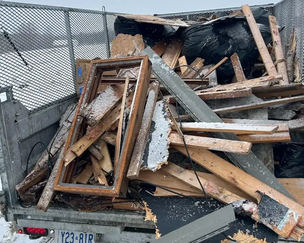 professional junk removal timmins on wood removal
