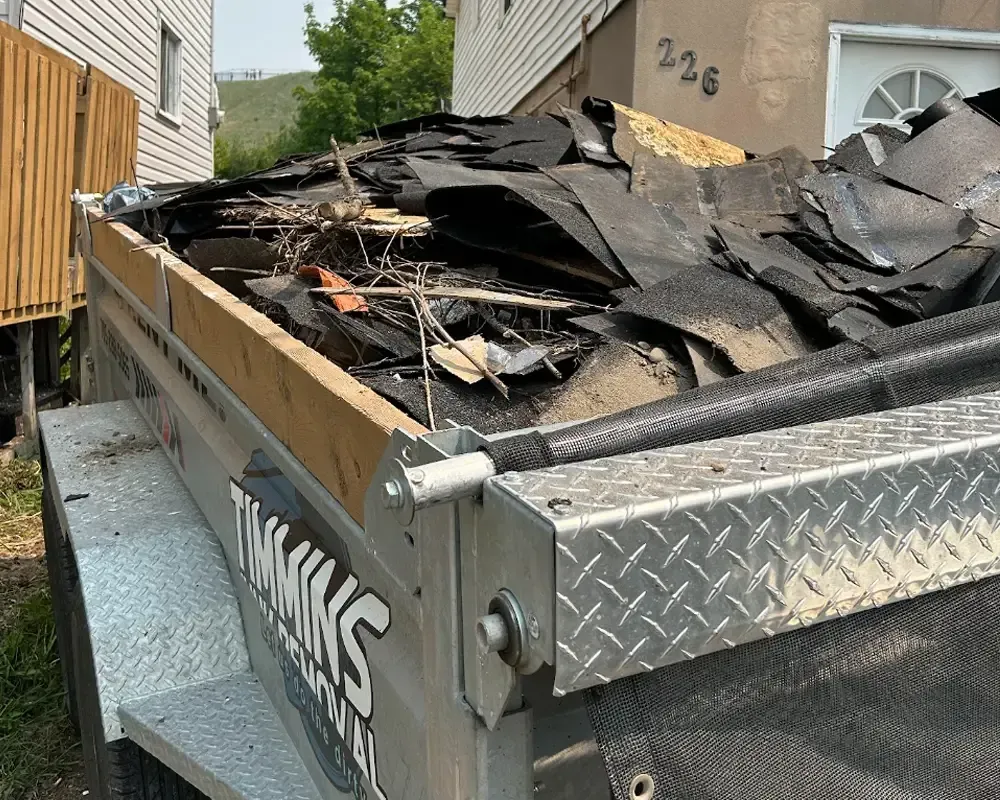 quick household junk removal timmins on