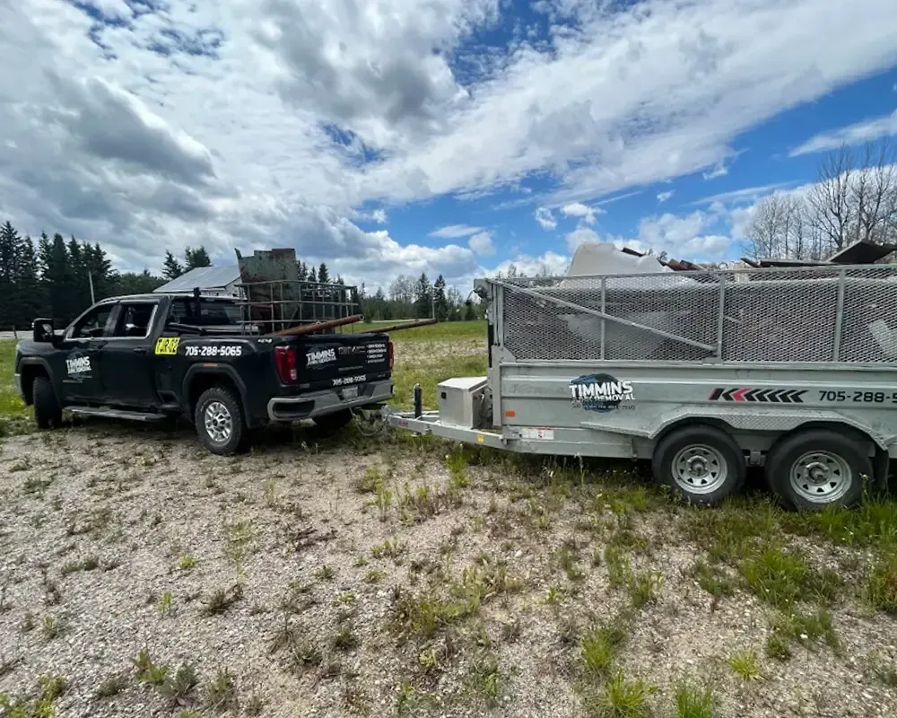 timmins on residential junk hauling