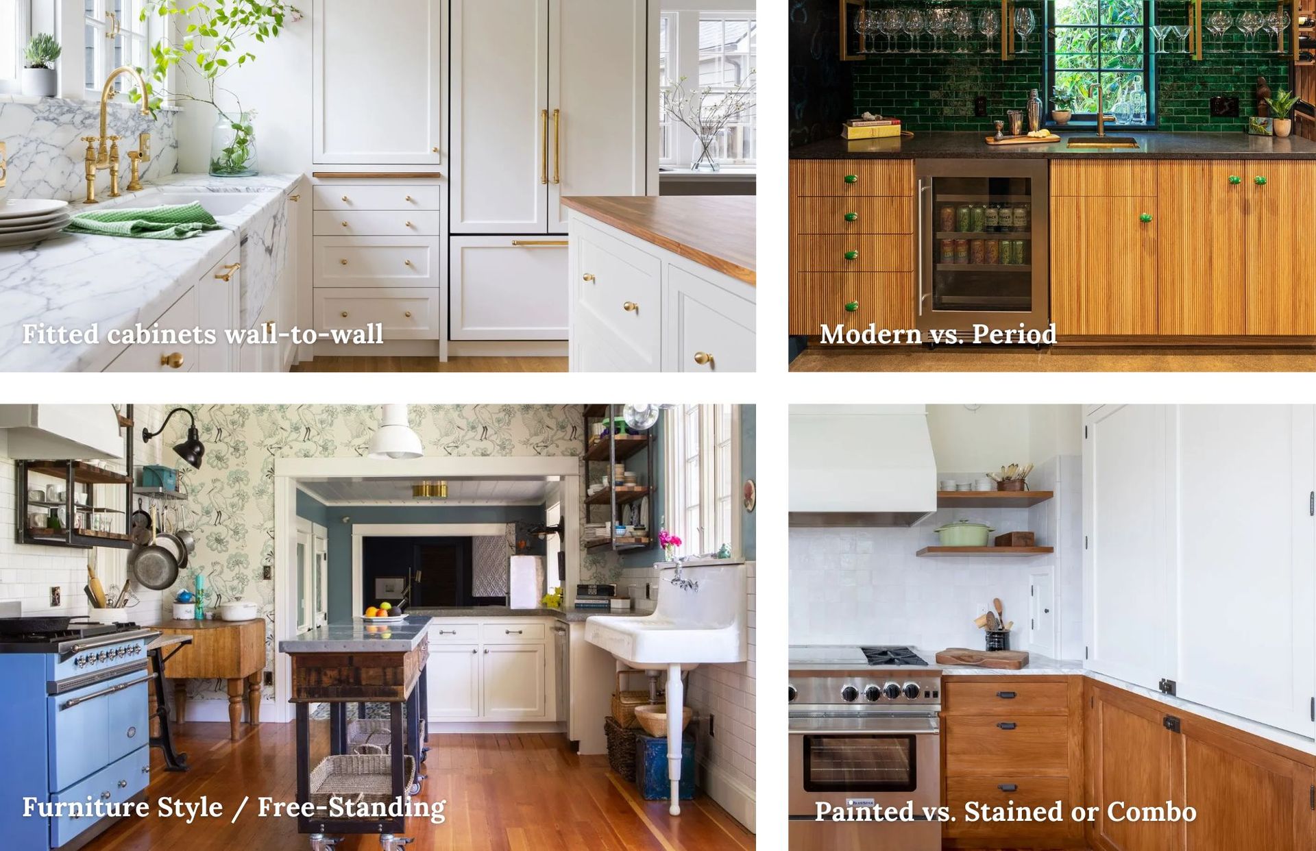 Cabinets are the defining element of your kitchen, offering many options to create the look you love. 