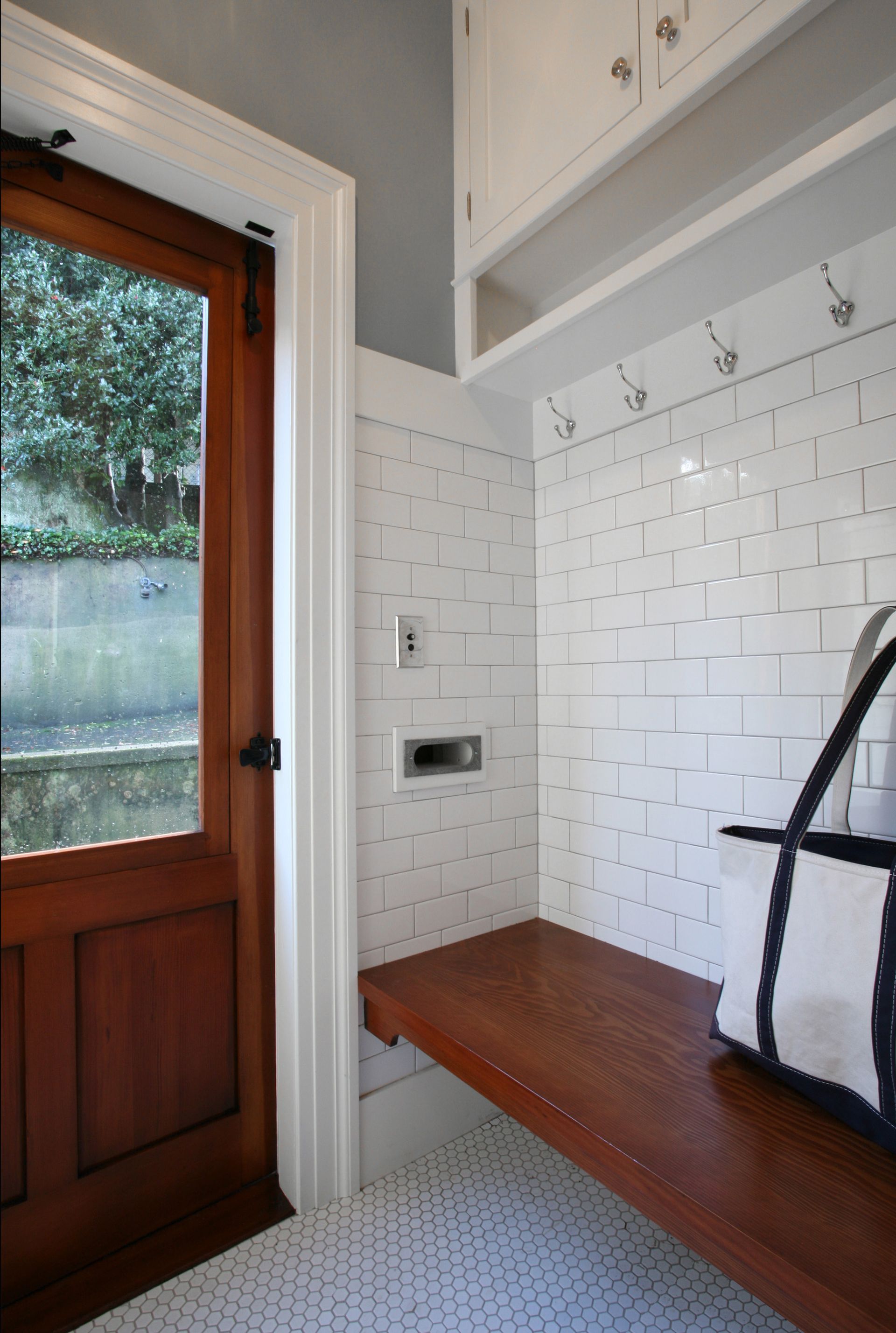 1909 A.E. Doyle Colonial. We added 3 feet to the kitchen and a small mudroom.