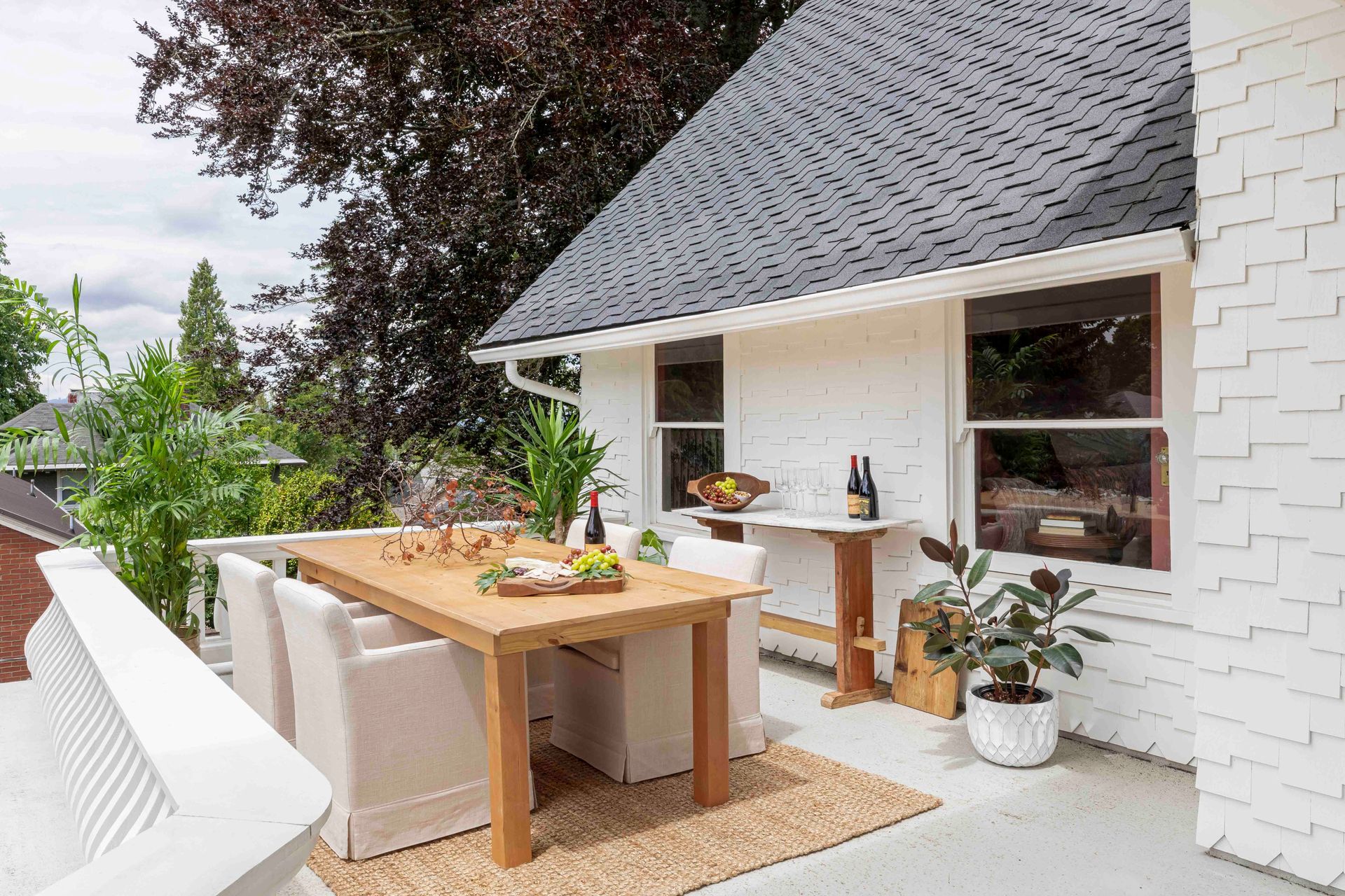 Our team helped to re-engineer and rebuild the exterior railings, using as many original pieces as possible.
