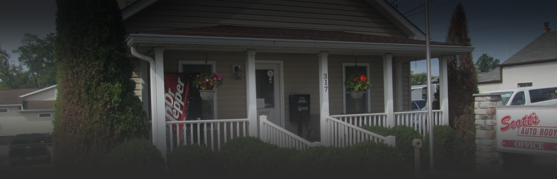 Outside of our shop | Scott's Auto Body