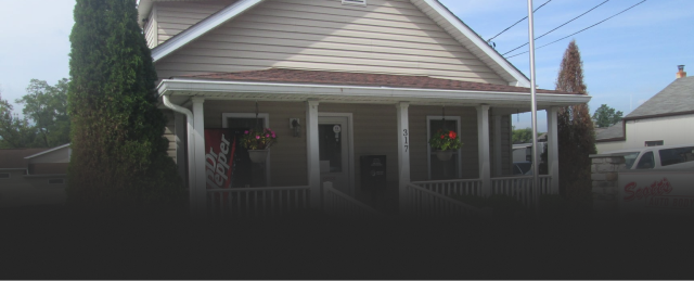 Outside of our shop | Scott's Auto Body