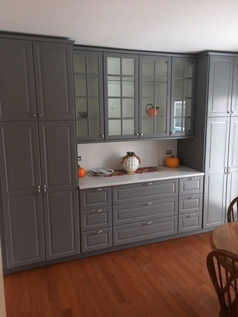 Gray Cabinets and Drawers — New Life Painting — Olympia Fields, IL