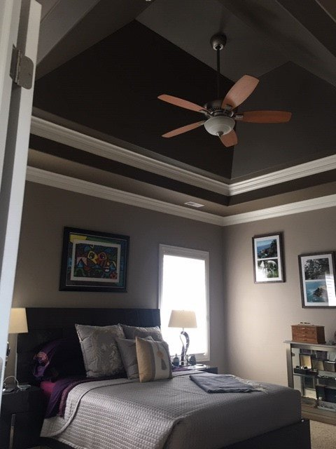 Exterior Painting — Dark Themed Ceiling in Olympia Fields, IL