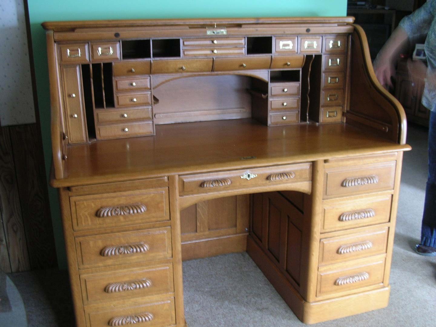 After Antique Desk Restoration — The Tri-State Area — Carriage House II In-Home Restorations