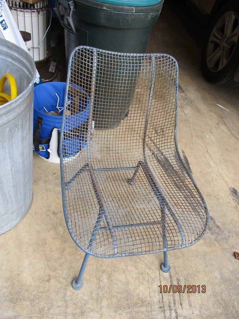 Vintage Metal Chair — The Tri-State Area — Carriage House II In-Home Restorations