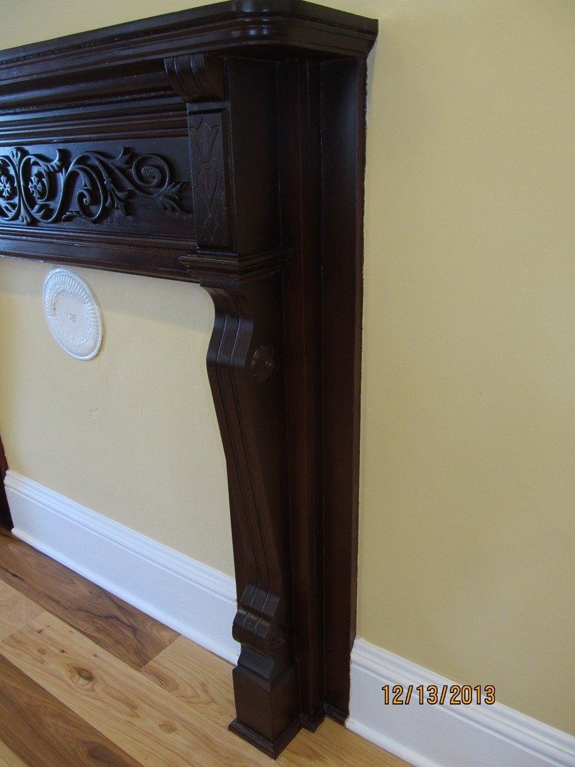 Victorian Mantle Restored — The Tri-State Area — Carriage House II In-Home Restorations