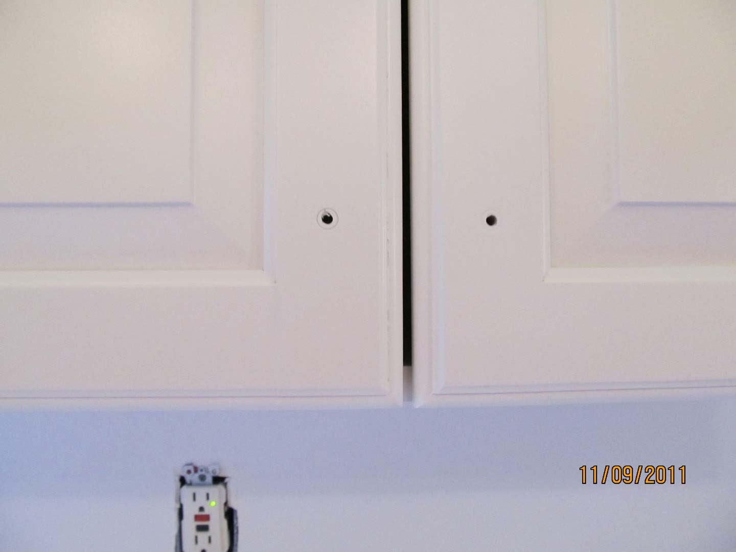 Repainted Maple Cabinet — The Tri-State Area — Carriage House II In-Home Restorations