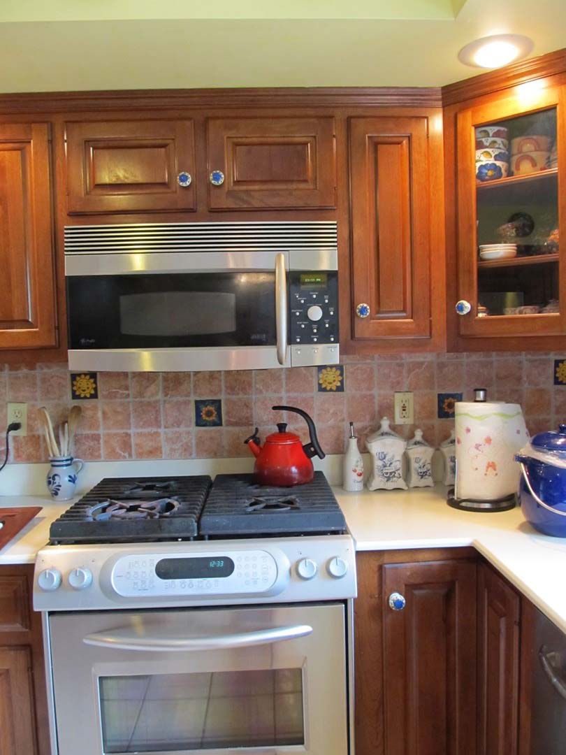 Kitchen Mahogany Cabinets — The Tri-State Area — Carriage House II In-Home Restorations