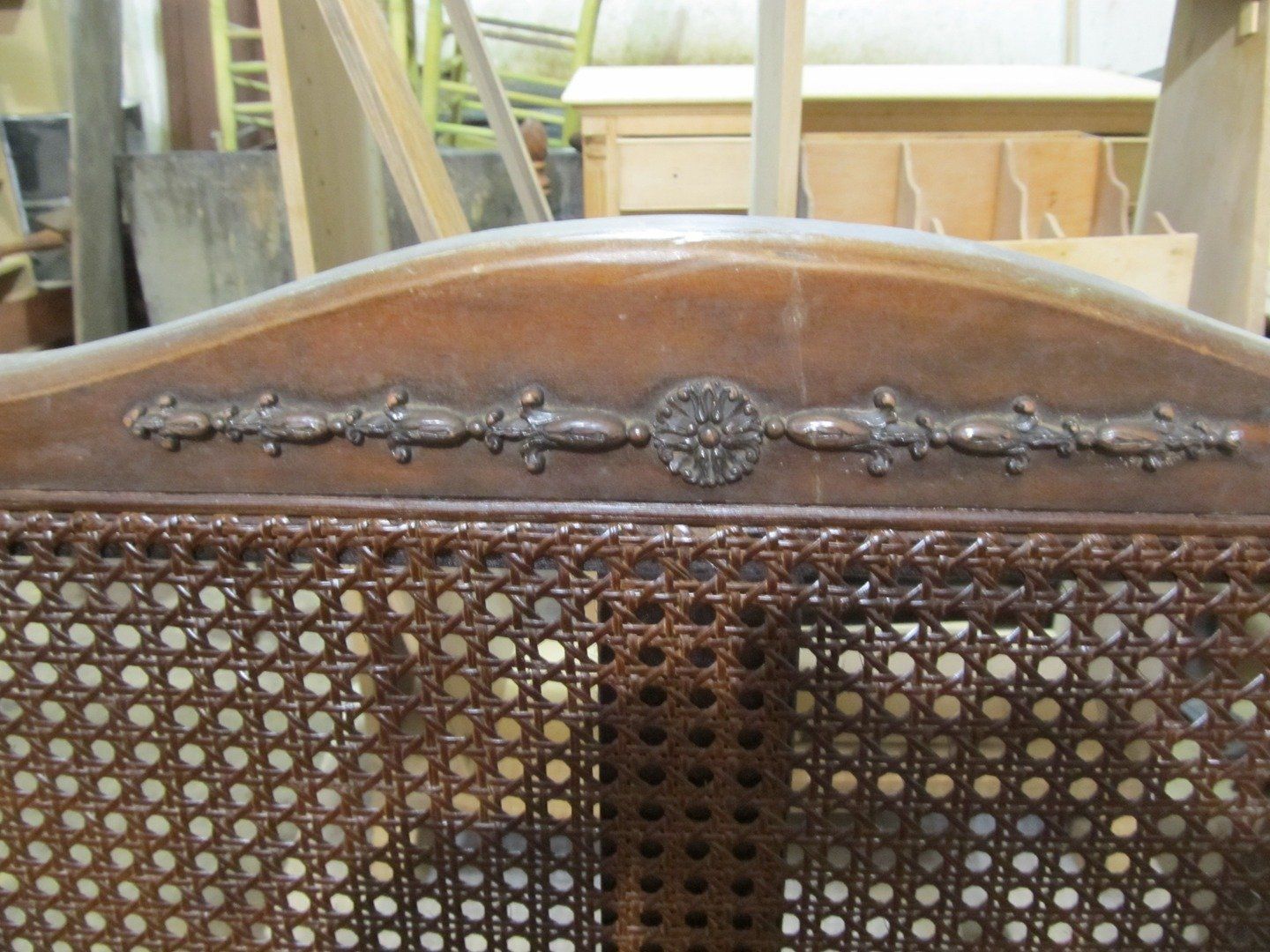 Cane-Back Sofa — The Tri-State Area — Carriage House II In-Home Restorations