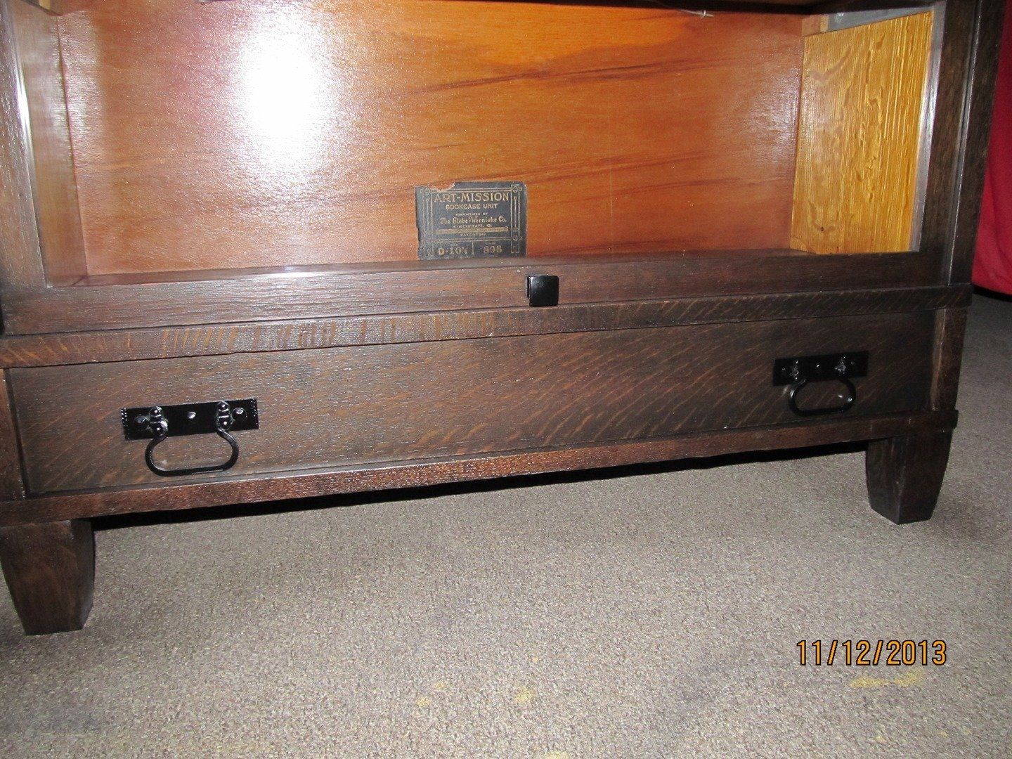 Restored Antique Bookcase — The Tri-State Area — Carriage House II In-Home Restorations