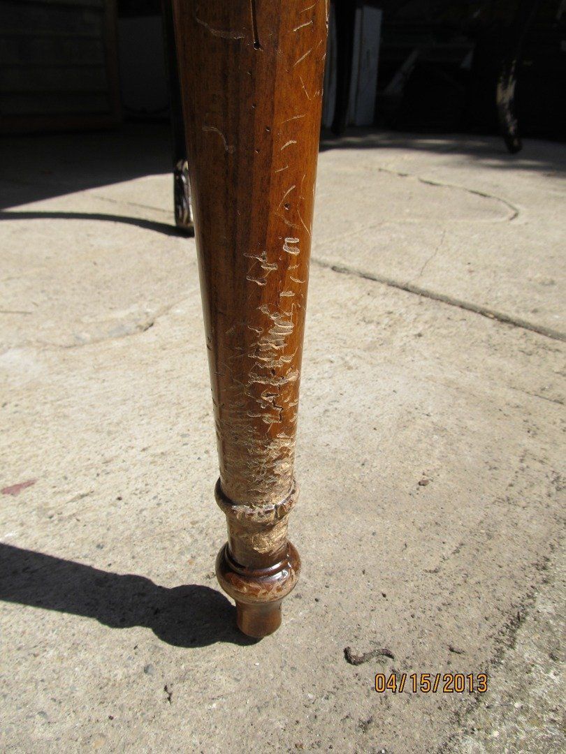 Damaged Brown Chair Legs — The Tri-State Area — Carriage House II In-Home Restorations