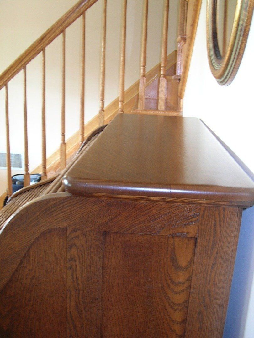 Side View of Antique Desk — The Tri-State Area — Carriage House II In-Home Restorations