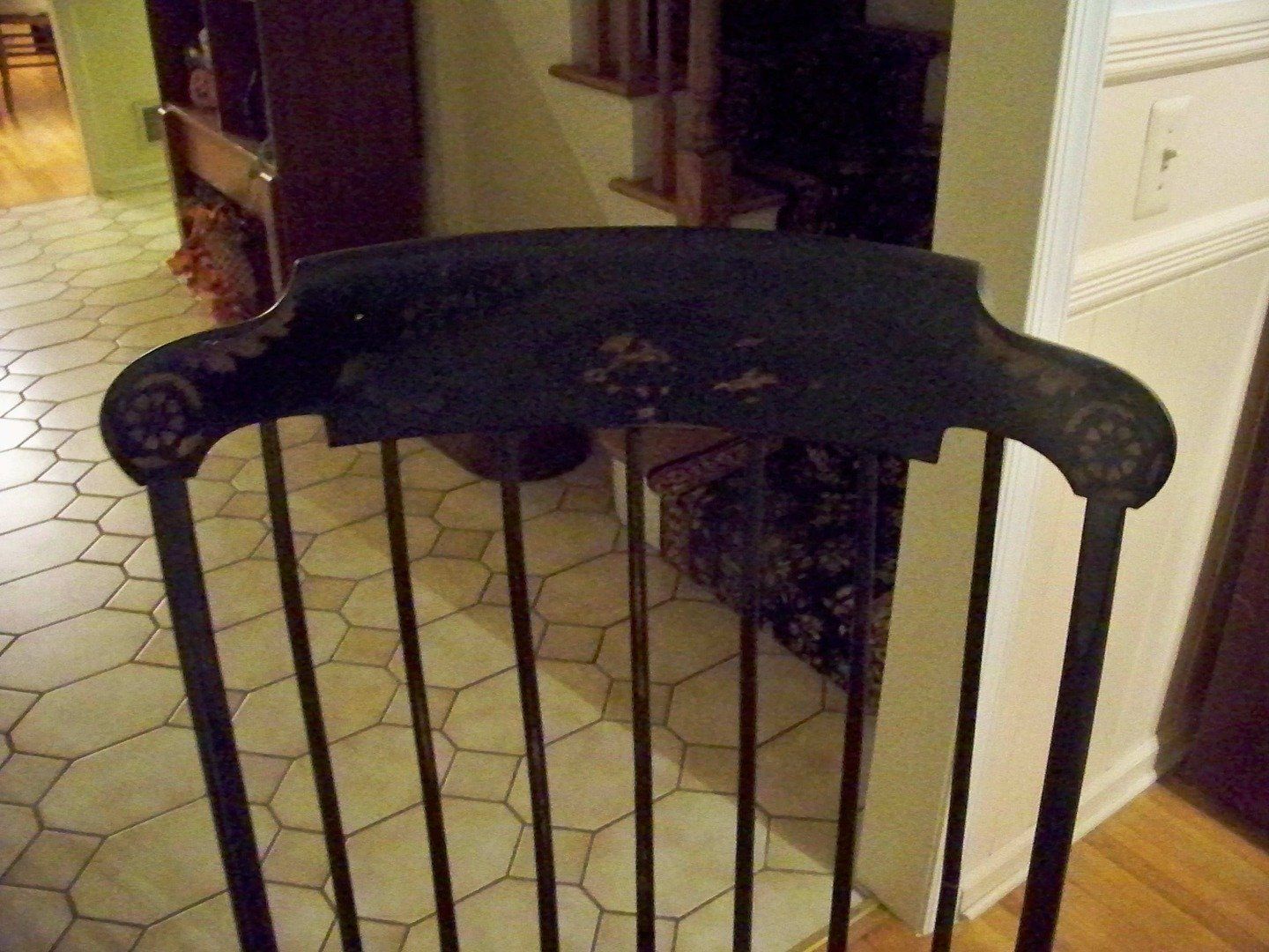 Antique Hitchcock Rocker with Scratches — The Tri-State Area — Carriage House II In-Home Restorations