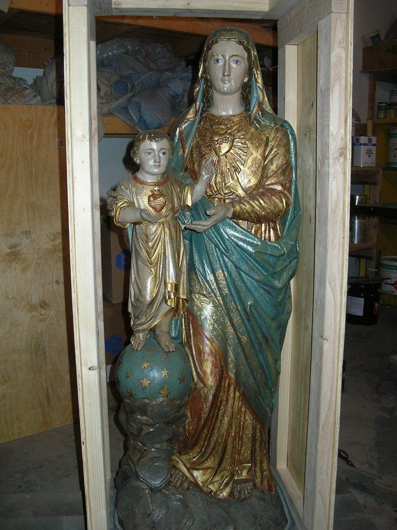 Restored 16th Century Religious Statue — The Tri-State Area — Carriage House II In-Home Restorations