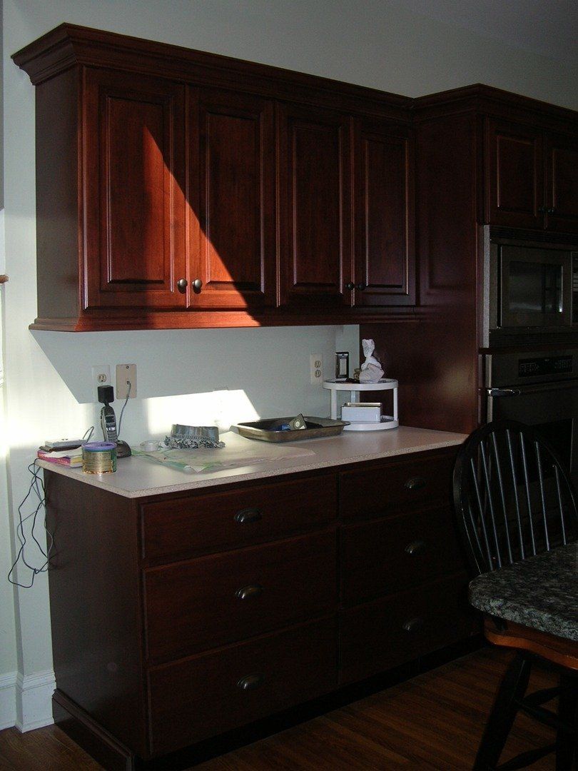 Brown Kitchen with Cabinet — The Tri-State Area — Carriage House II In-Home Restorations