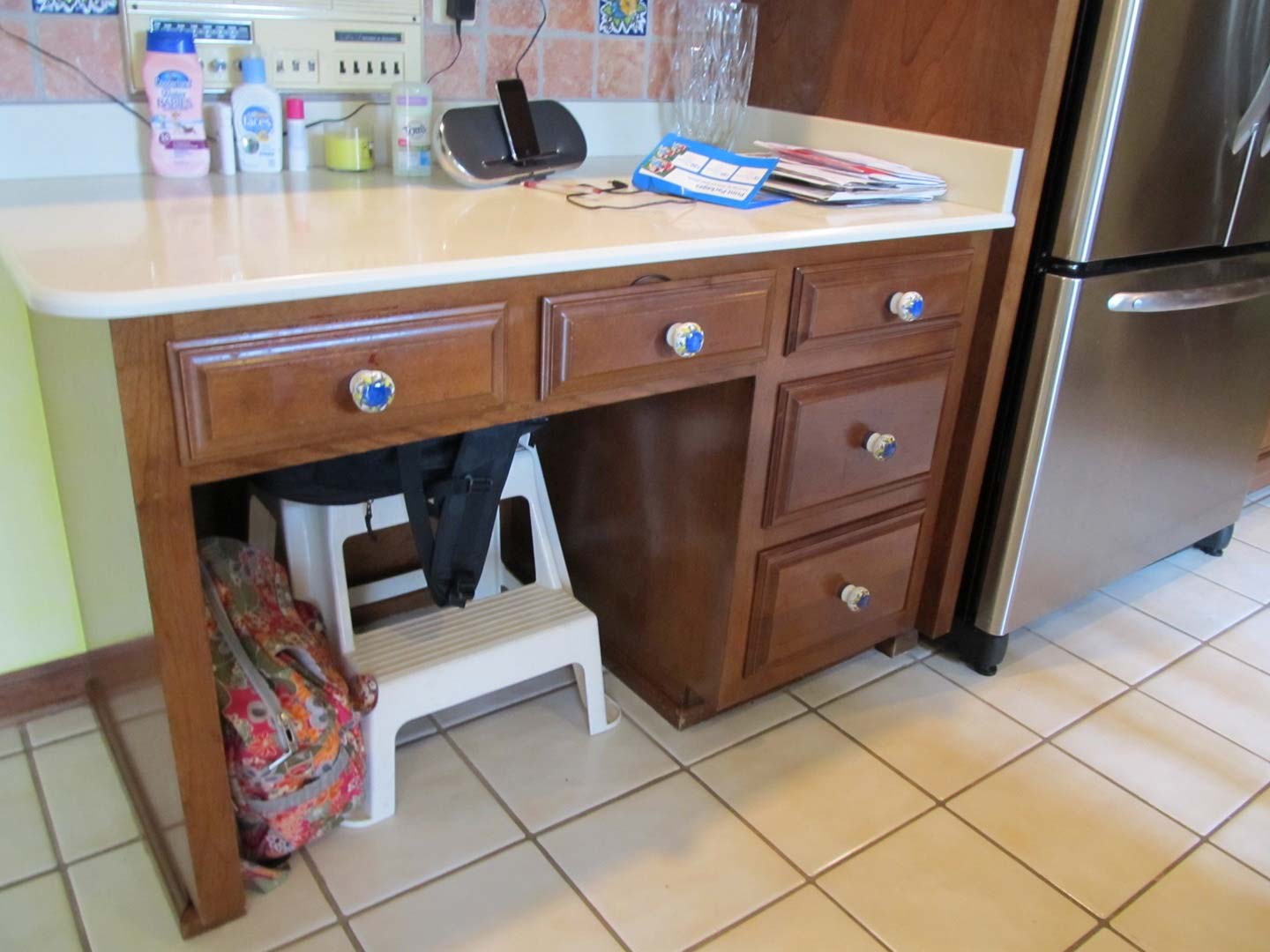 Old Mahogany Cabinet — The Tri-State Area — Carriage House II In-Home Restorations