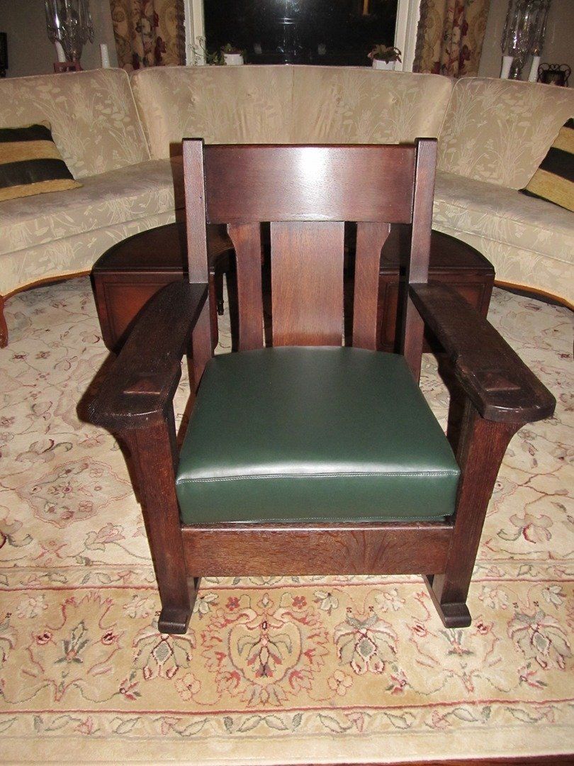 Restored Antique Mission Rocker — The Tri-State Area — Carriage House II In-Home Restorations