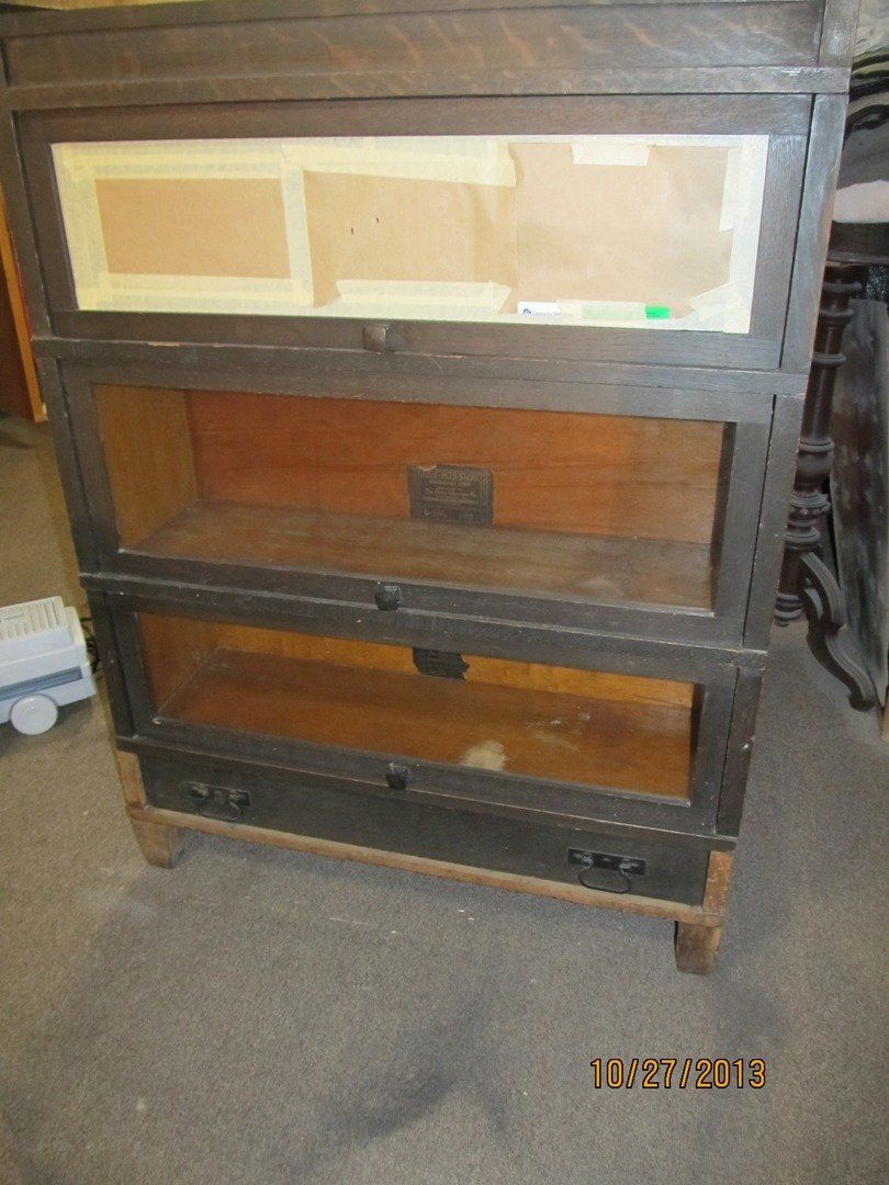 Old Wooden Bookcase — The Tri-State Area — Carriage House II In-Home Restorations