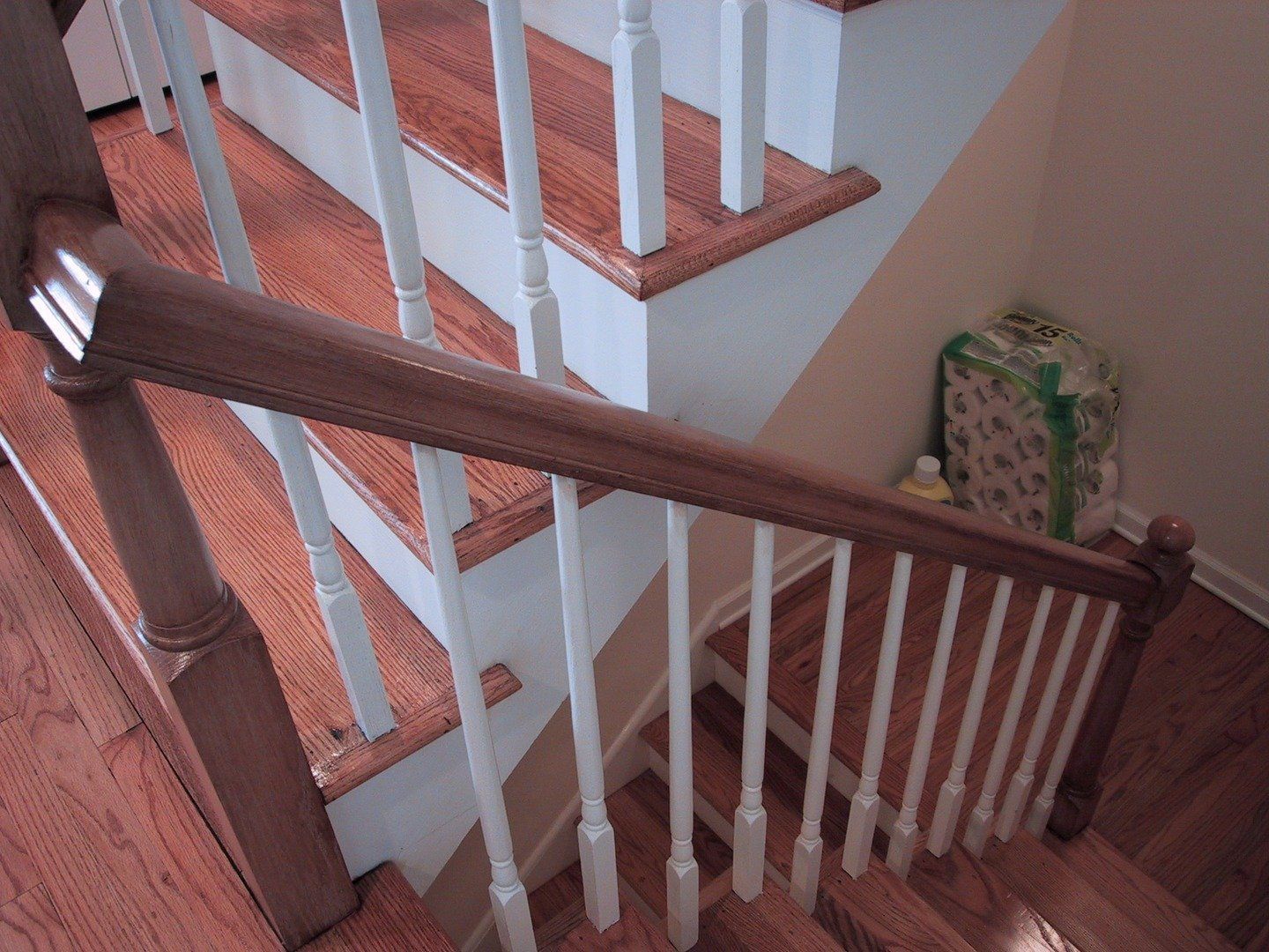 Pink Handrails & Newel Posts — The Tri-State Area — Carriage House II In-Home Restorations