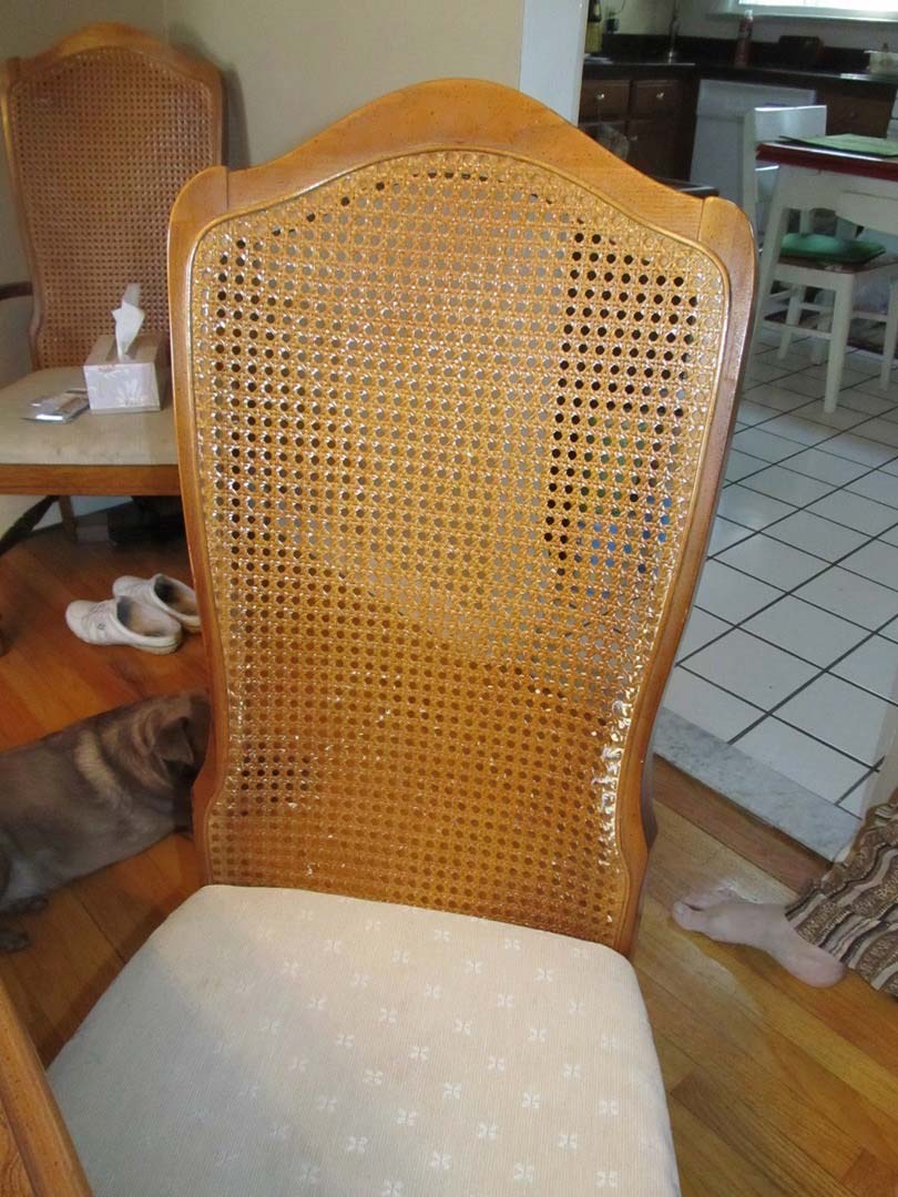 Caned-Back Antique Chair — The Tri-State Area — Carriage House II In-Home Restorations