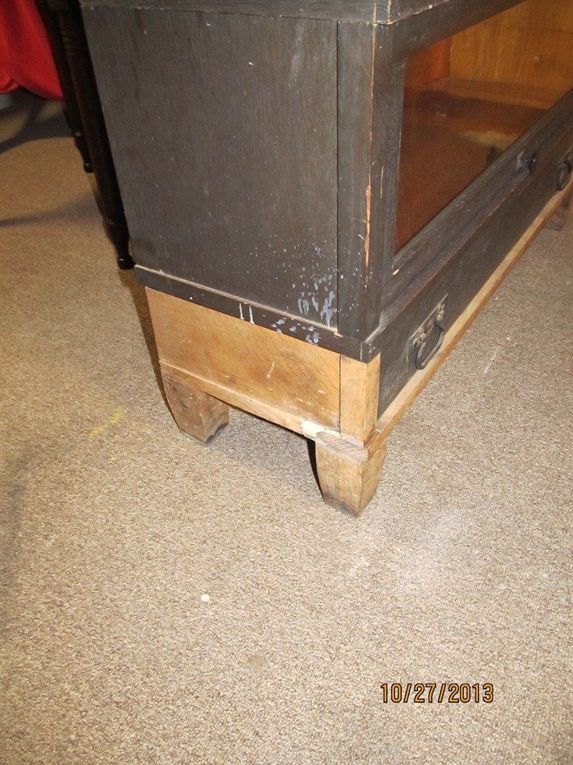 Antique Bookcase with Scratches — The Tri-State Area — Carriage House II In-Home Restorations