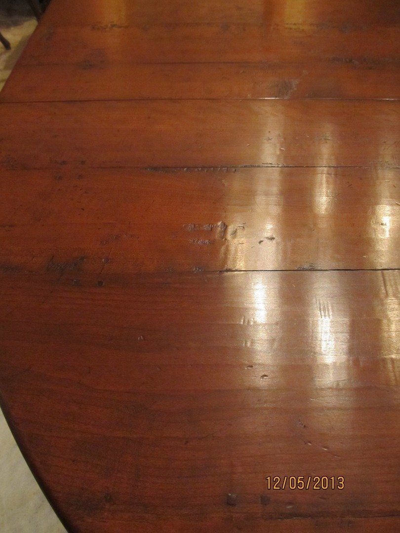 Wooden Dining Room Table — The Tri-State Area — Carriage House II In-Home Restorations
