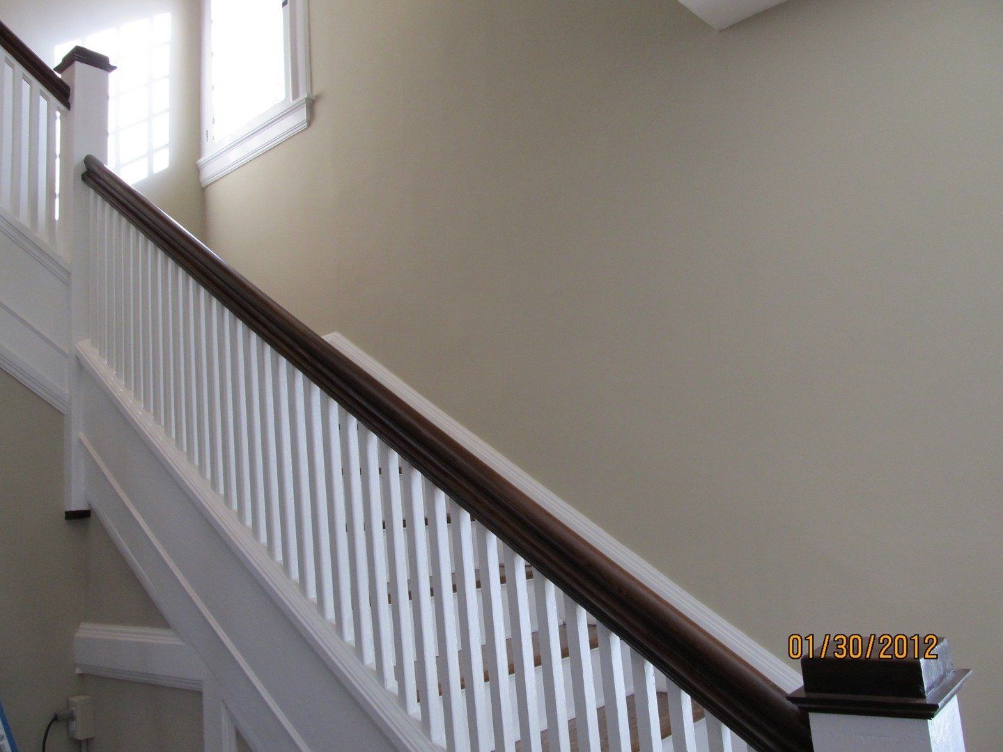 After Handrails and Newel Posts Caps — The Tri-State Area — Carriage House II In-Home Restorations