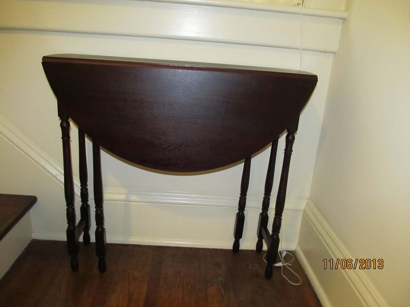 Antique Folding Tabletop Restored — The Tri-State Area — Carriage House II In-Home Restorations
