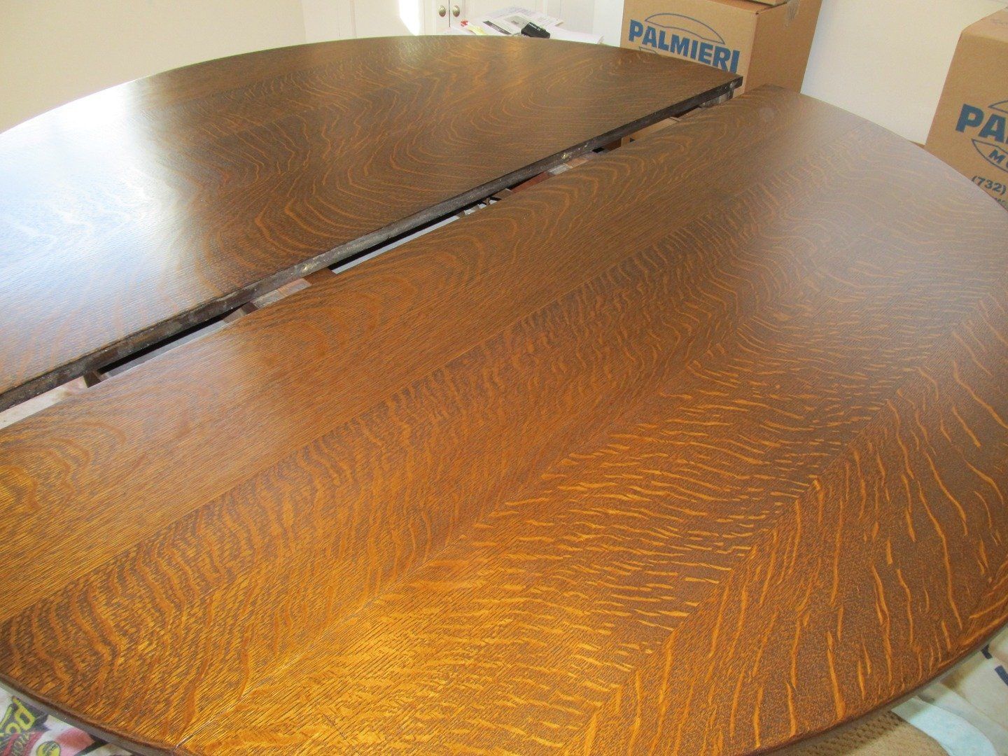 New Wooden Dining Room Tabletop — The Tri-State Area — Carriage House II In-Home Restorations