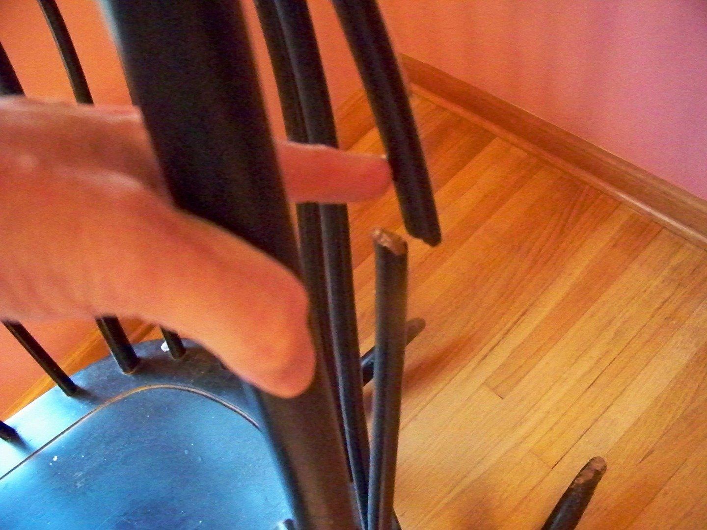 Hitchcock Rocker with Broken Spindles — The Tri-State Area — Carriage House II In-Home Restorations